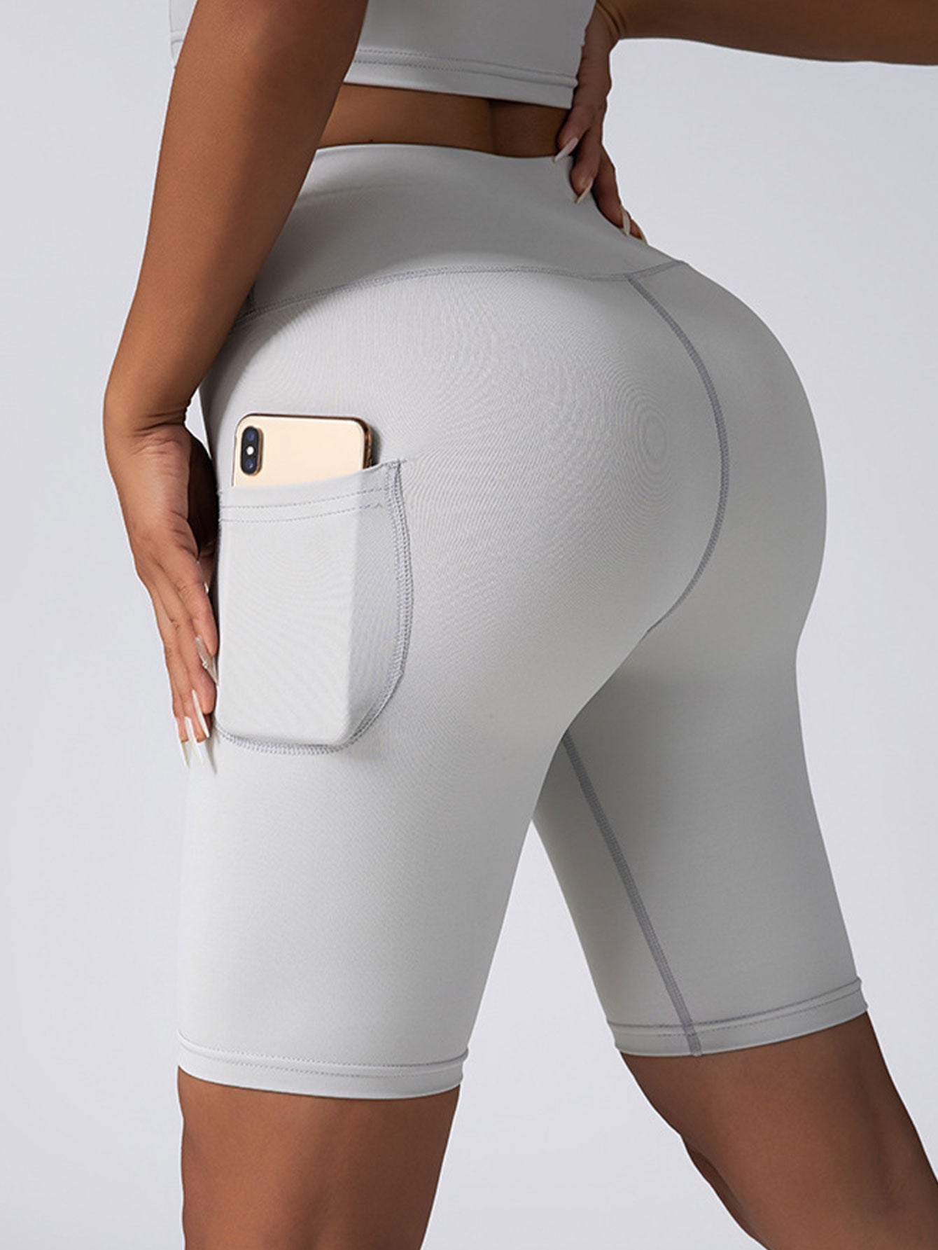 CurveFit Seamless Tummy Control Biker Shorts