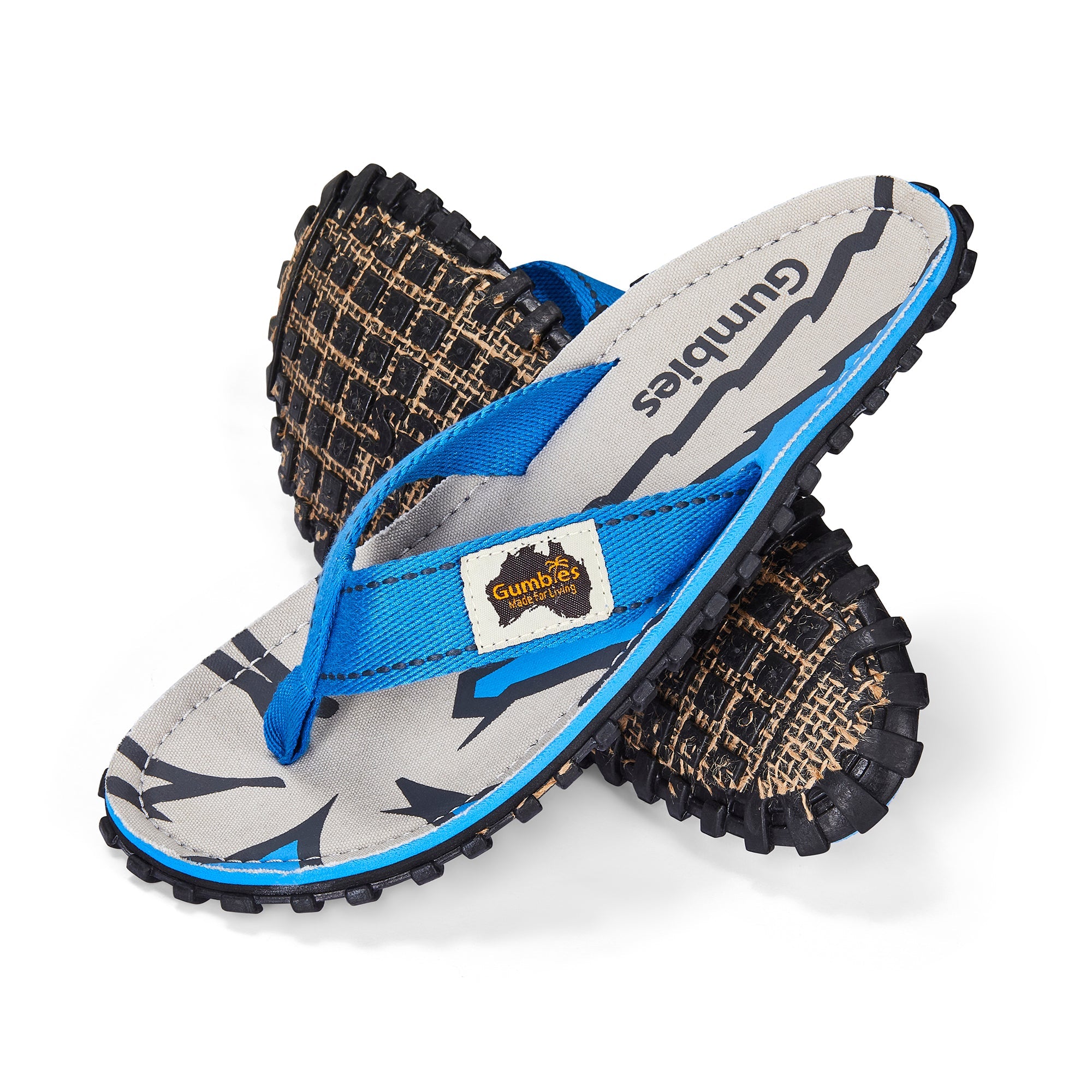 Islander Flip-Flops - Men's - Blue Palms