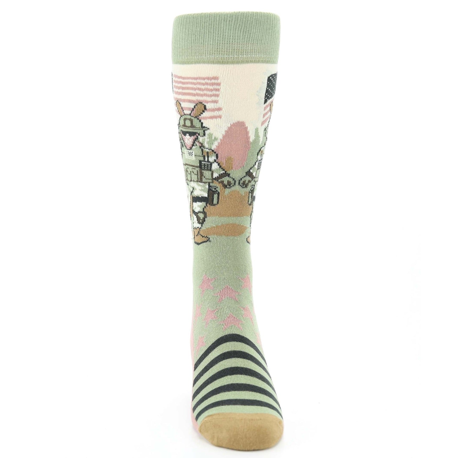 Armor-dillo Army Socks - Men's Novelty Dress Socks