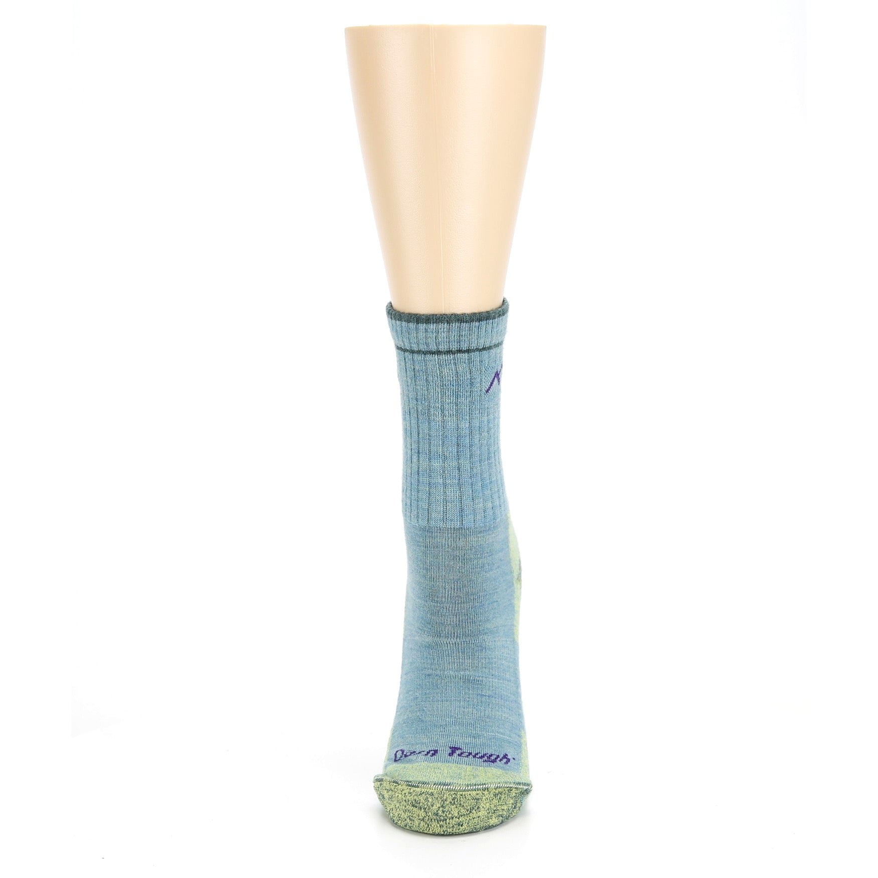 Aqua Heather Hiker Micro Crew Cushion - Women's Wool Hiking Socks