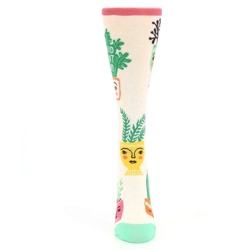 Plant Mom Socks - Novelty Dress Socks for Women