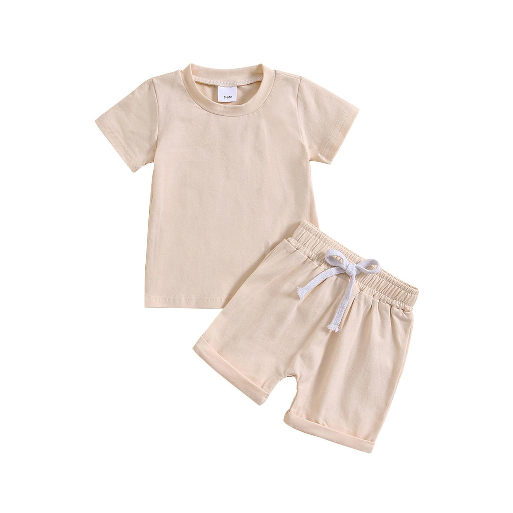 Children's Clothing Boys' And Girls' Short-sleeved Shorts Sports