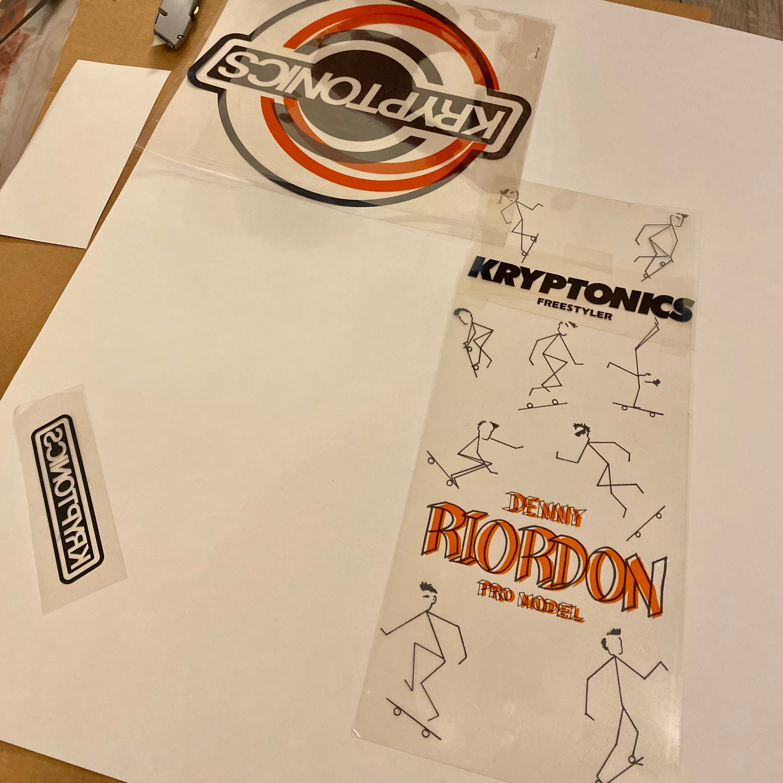 Denny Riordon Stick Man FREESTYLE Limited Edition Deck 7.3” x 27.75” HAND PAINTED (1 of 5)