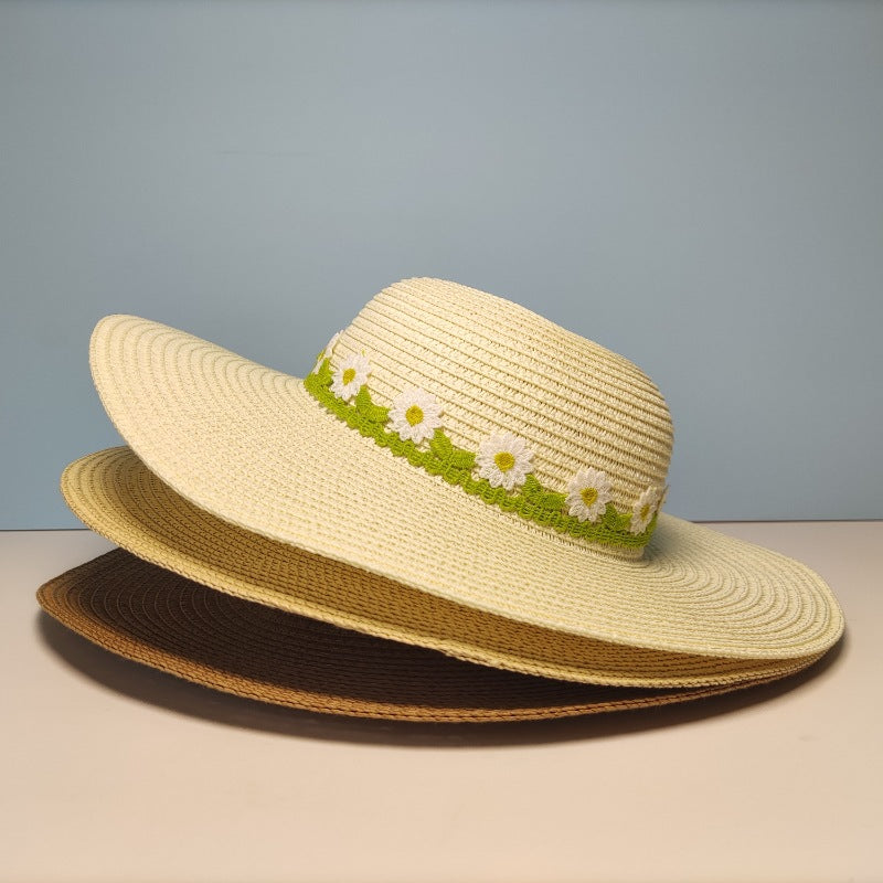 Children's Sun-proof Straw Hat Summer Breathable Full Face Cover Beach Outdoor