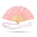 Pink Tiger Hand Fan