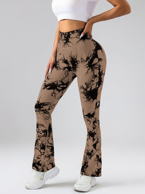 High-Waist Tummy Control Flare Yoga leggings For Women