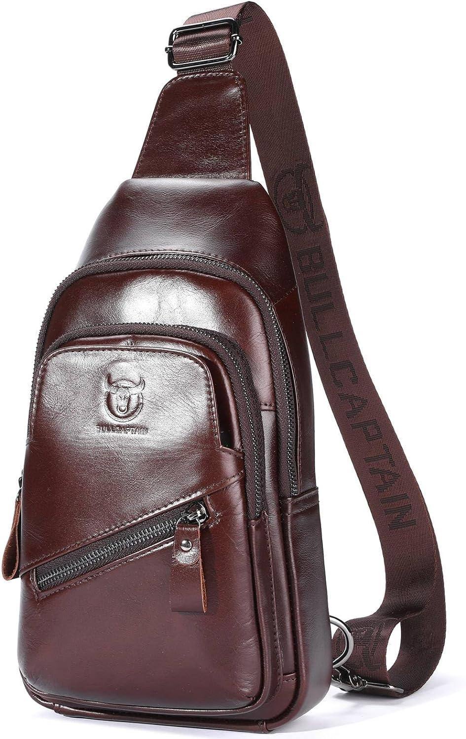 Men’s Leather Sling Bag – Modern Everyday Carry