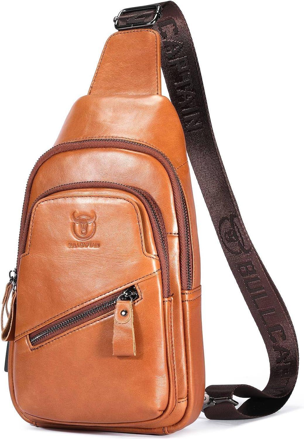 Men’s Leather Sling Bag – Modern Everyday Carry