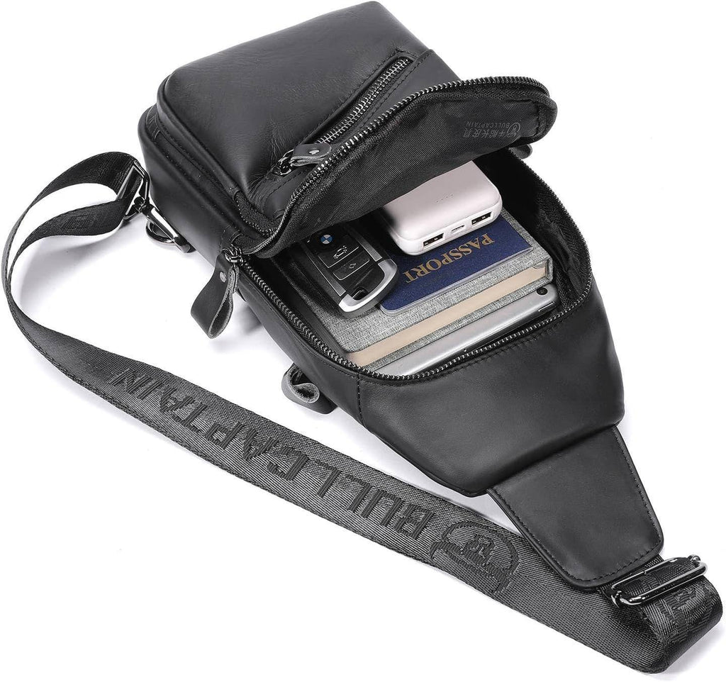 Men’s Leather Sling Bag – Modern Everyday Carry