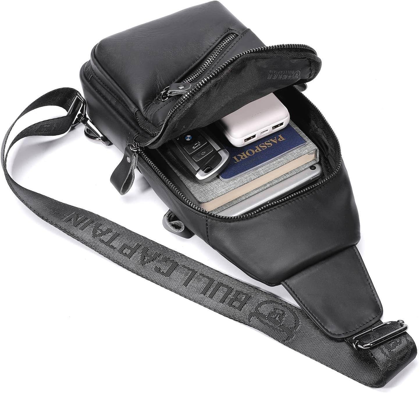 Men’s Leather Sling Bag – Modern Everyday Carry