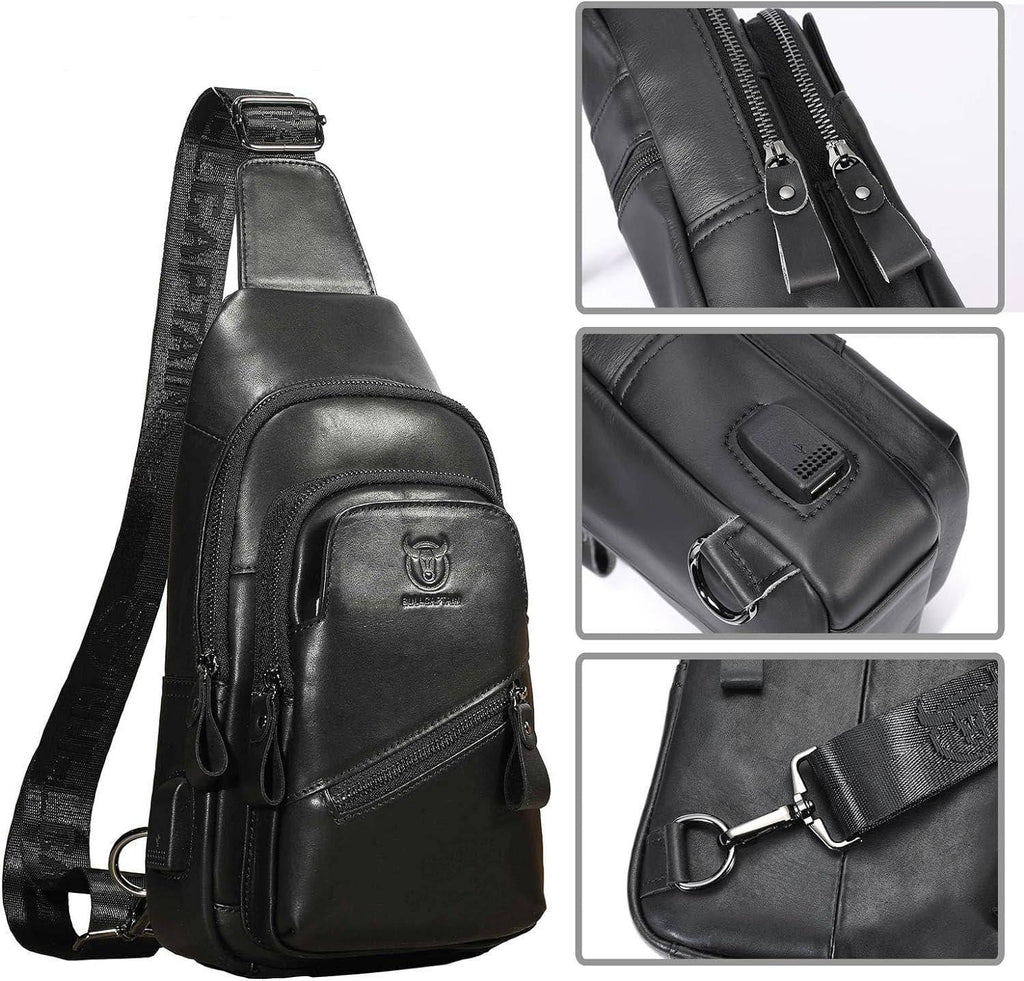 Men’s Leather Sling Bag – Modern Everyday Carry