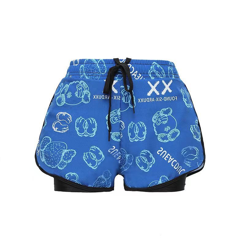 Boys' Swimming Trunks Summer Anti-embarrassment Double-layer Quick-drying