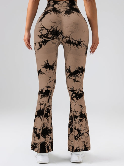 High-Waist Tummy Control Flare Yoga leggings For Women