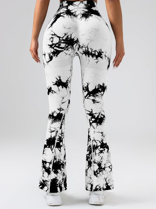 High-Waist Tummy Control Flare Yoga leggings For Women