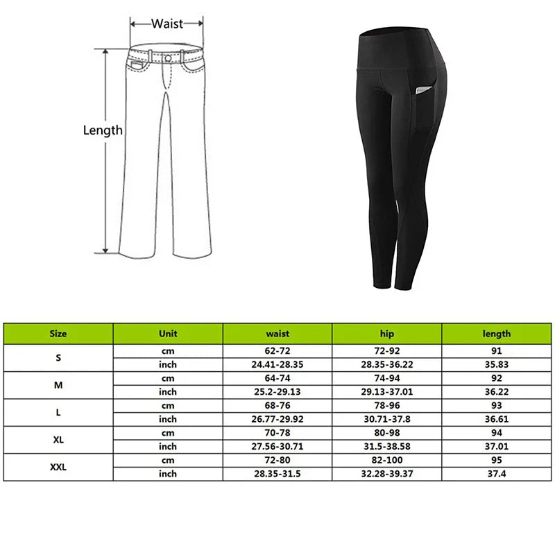 High Waist Elastic Workout Leggings Tummy Control
