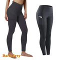 High Waist Elastic Workout Leggings Tummy Control