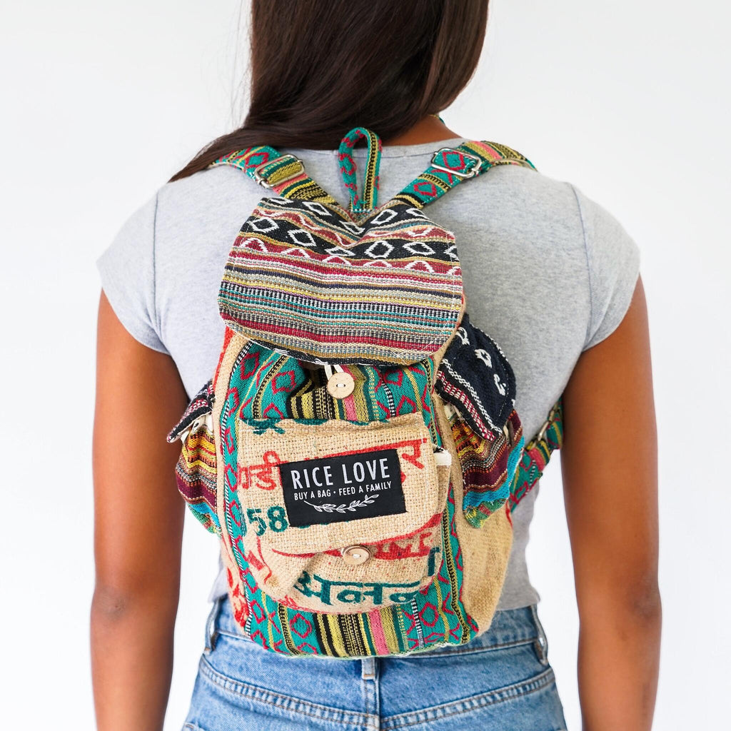 Mini Recycled Travel Backpack Kochi
