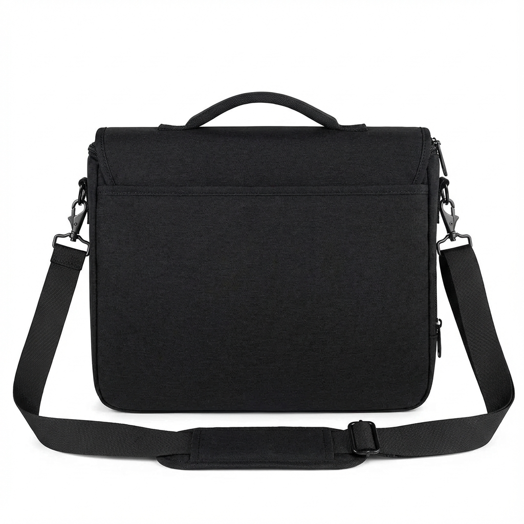 Men’s Nylon Messenger Bag – Water-Resistant 15.6 Laptop Ready