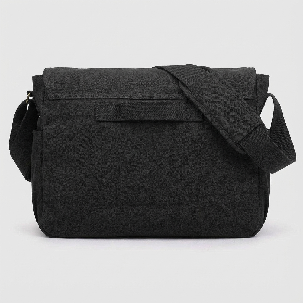 Men’s Canvas Messenger Bag – Laptop Ready