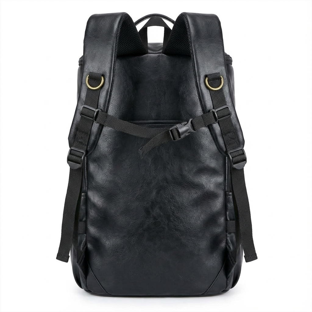 Men’s Leather Backpack – Convertible Work 40L Travel