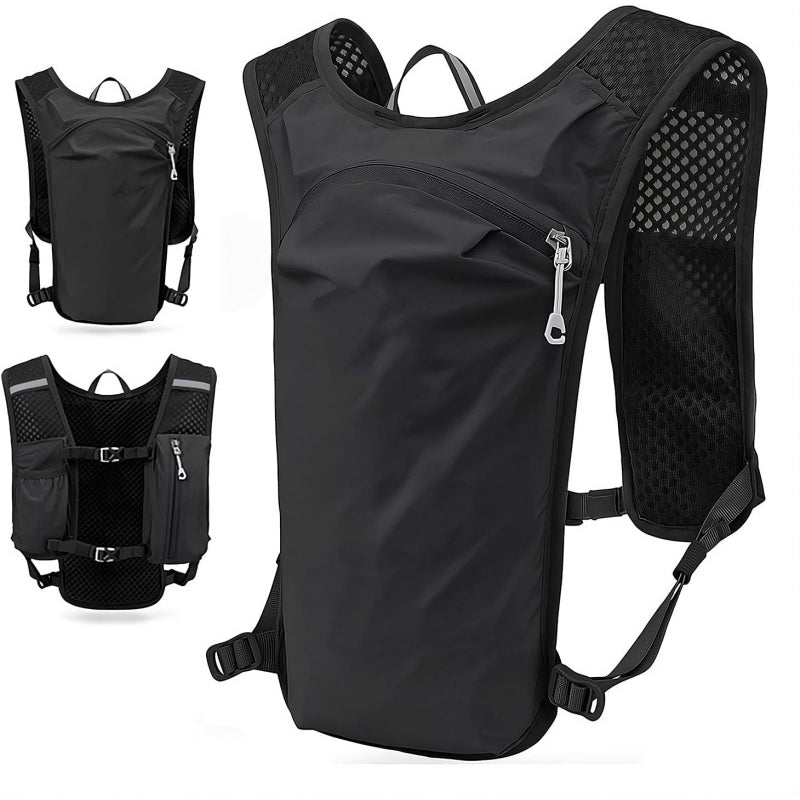Hydration vests for sports, ultralight backpacks, bike water bags.