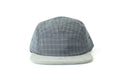 Lana Grid Toupe Five Panel Hat