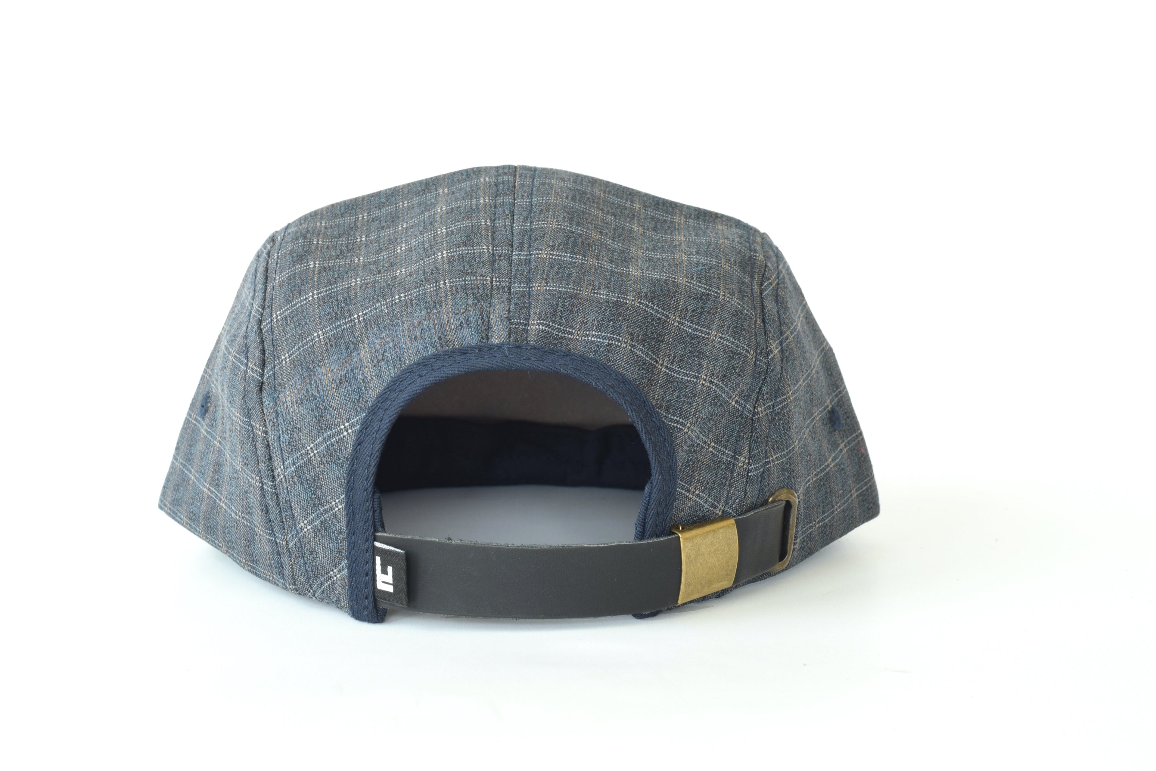 Lana Grid Toupe Five Panel Hat