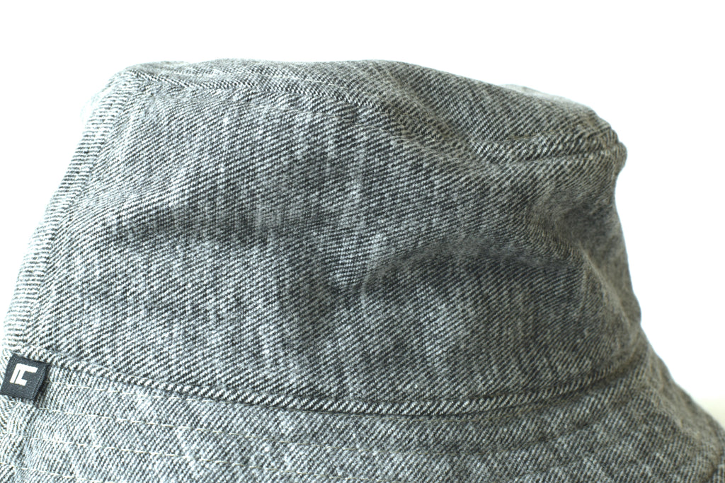 Fuzzy Japanese Denim Bucket Hat