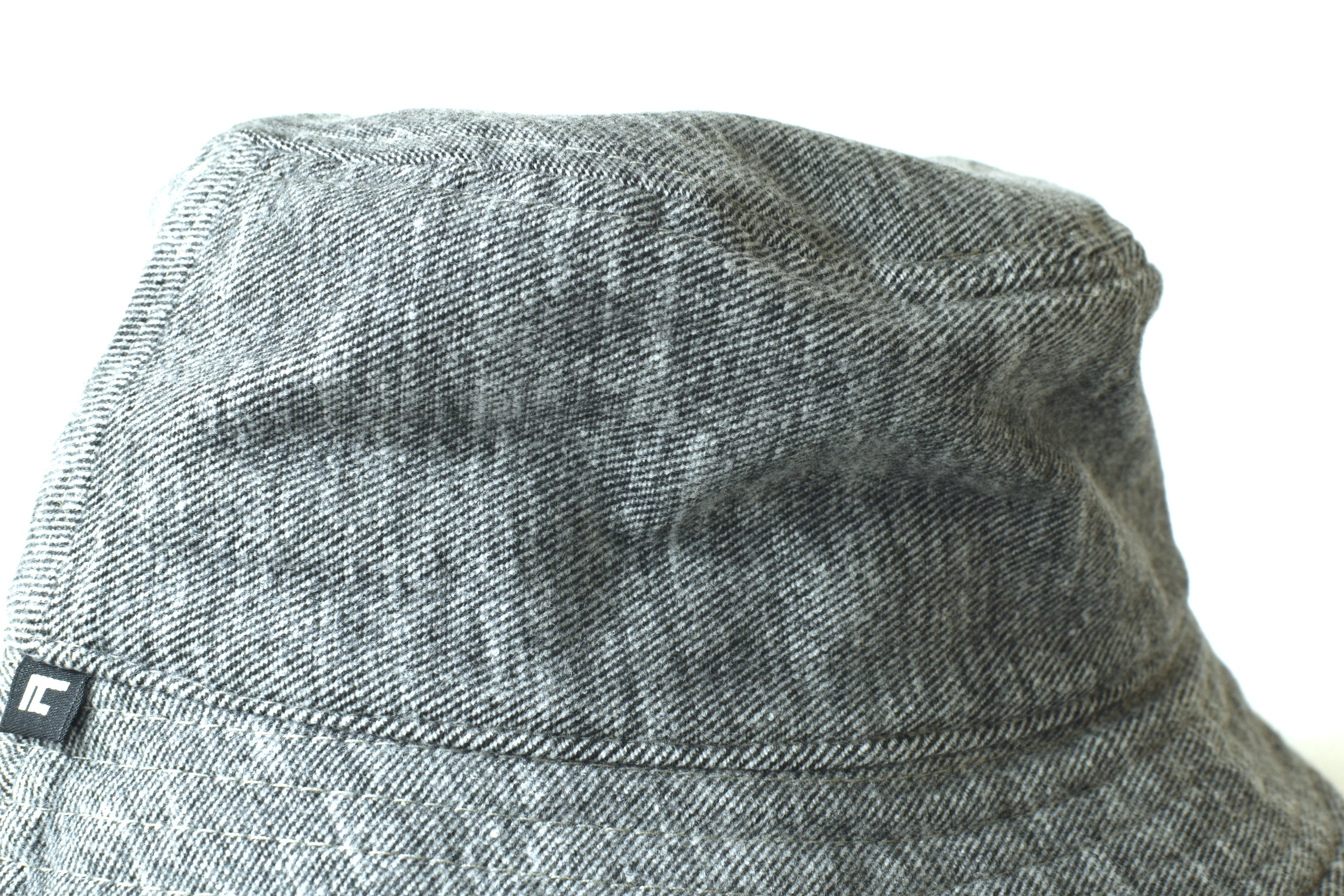 Fuzzy Japanese Denim Bucket Hat