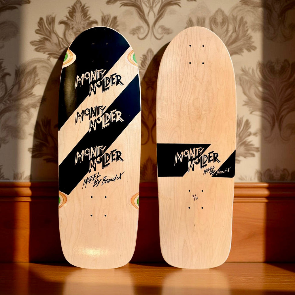 Monty Nolder STRIPES Limited Edition Deck 10”x30” HAND-PAINTED (1 of 9)