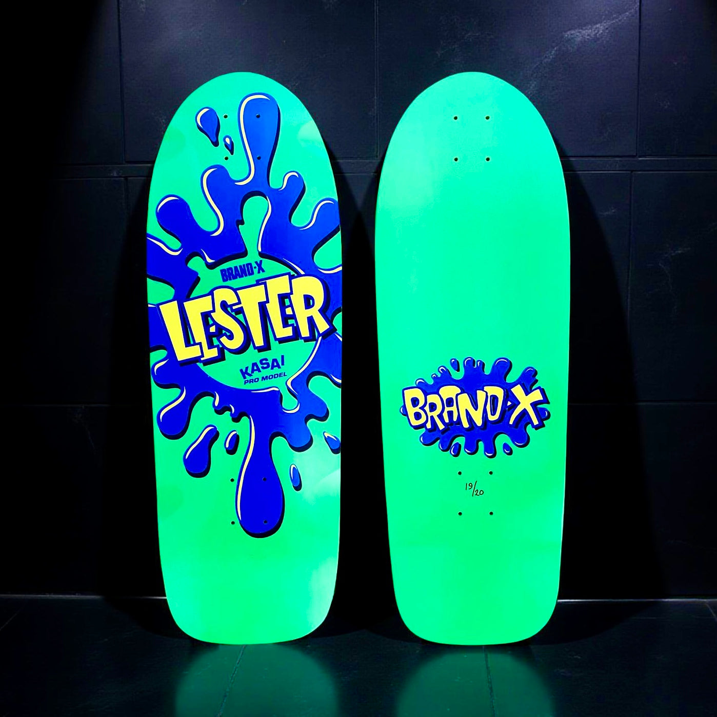 Lester Kasai 10”x30” HAND PAINTED Limited Edition Deck (1 of 20)