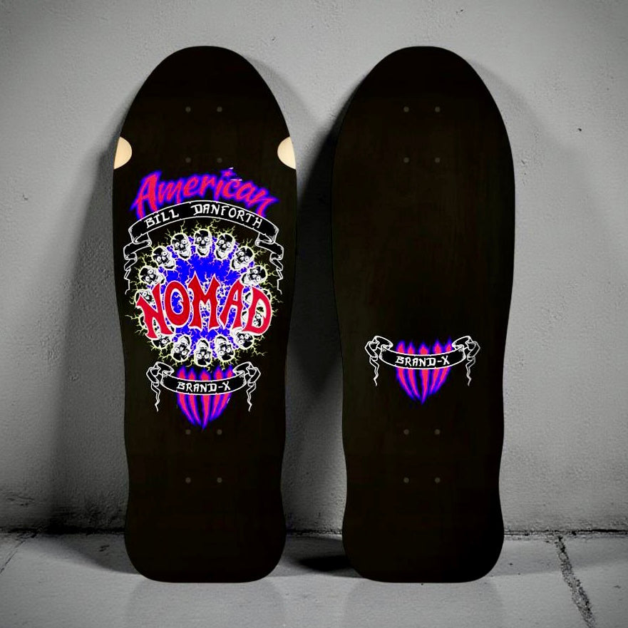 Bill Danforth Circle of Skulls 10”x30” Limited Edition, HAND-PAINTED Deck (1 of 10)