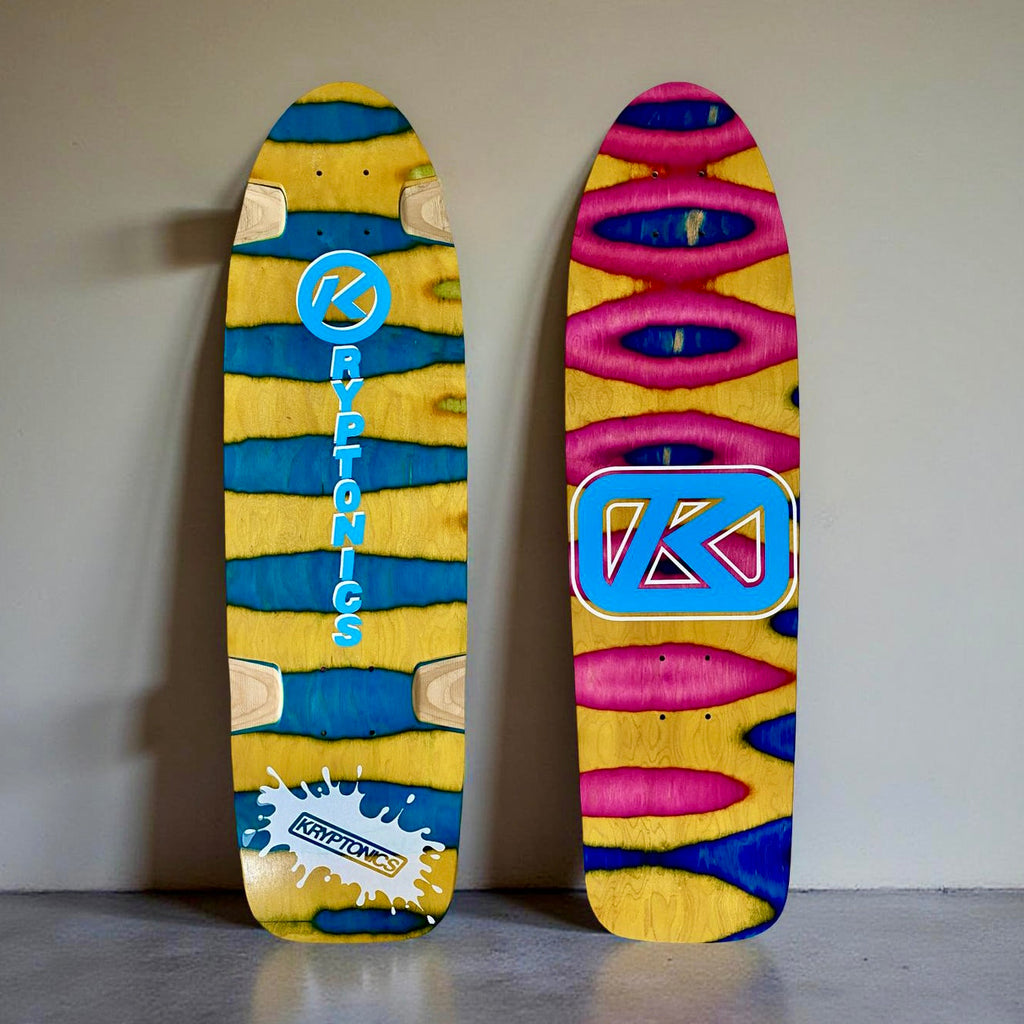 Kryptonics ONE-OF-A-KIND & HAND-PAINTED CRUISER Deck or Complete 8.5”x31” (1 of 1)