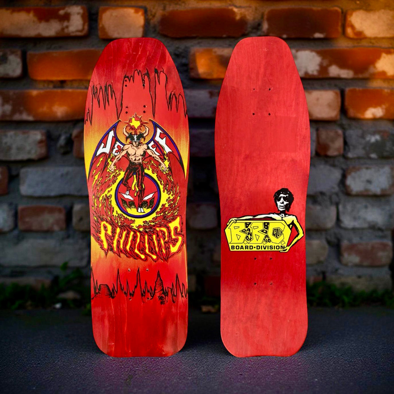 Jeff Phillips DevilMan Limited Edition, HAND-PAINTED BBC Deck (1 of 100)