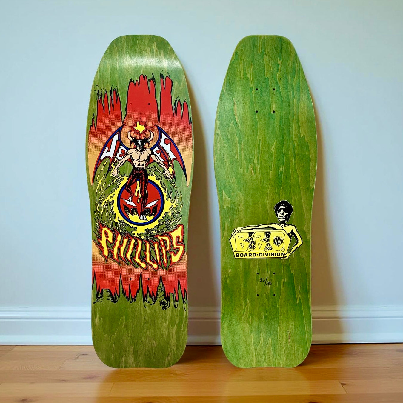 Jeff Phillips DevilMan Limited Edition, HAND PAINTED BBC Deck (1 of 35)
