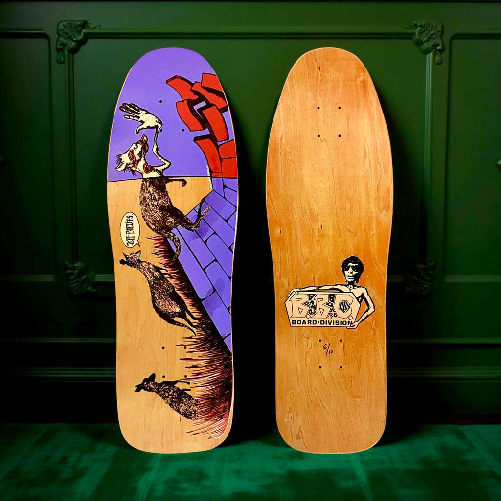 Jeff Phillips Kangaroo Limited Edition BBC Deck, HAND-PAINTED 10"x31" (1 of 10)