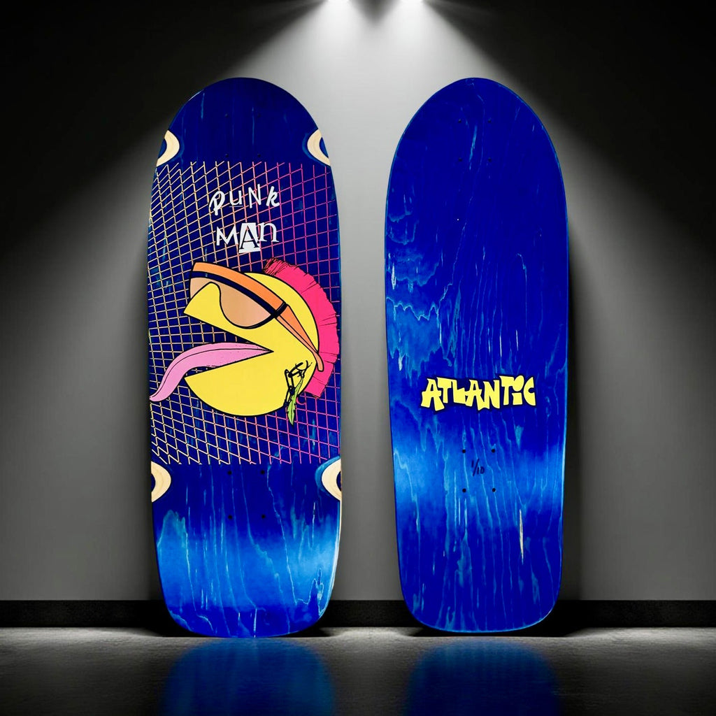 80s Punk Man 10”x30” Limited Edition, HAND-PAINTED Deck (1 of 10)