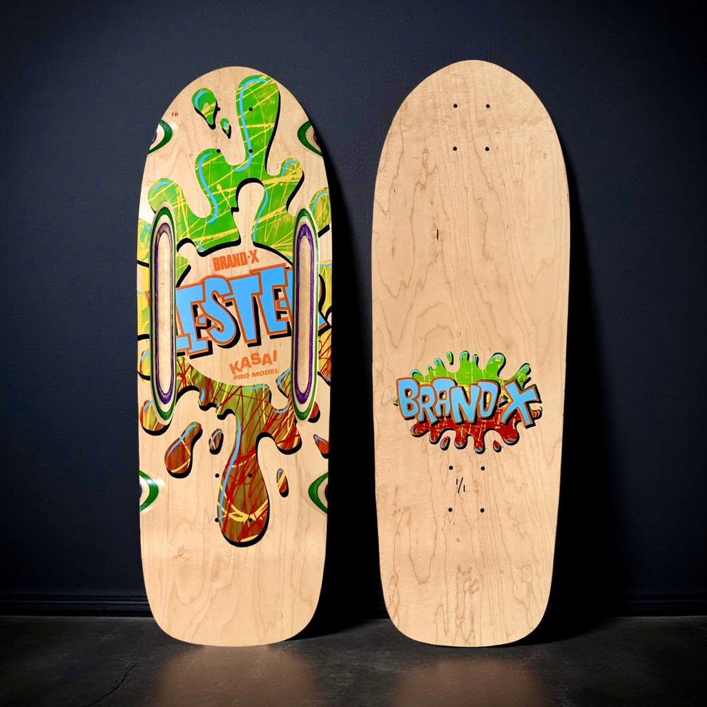 Lester Kasai 10”x30” HAND-PAINTED, Routed ONE OF A KIND Deck (1 of 1)