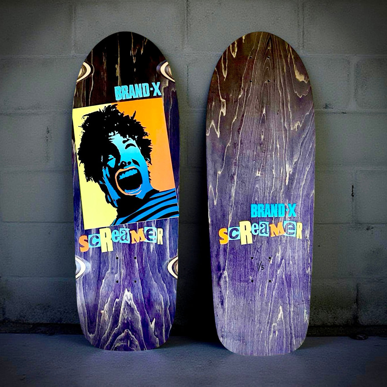 Screamer 10”x30” HAND PAINTED Limited Edition Deck (1 of 5)