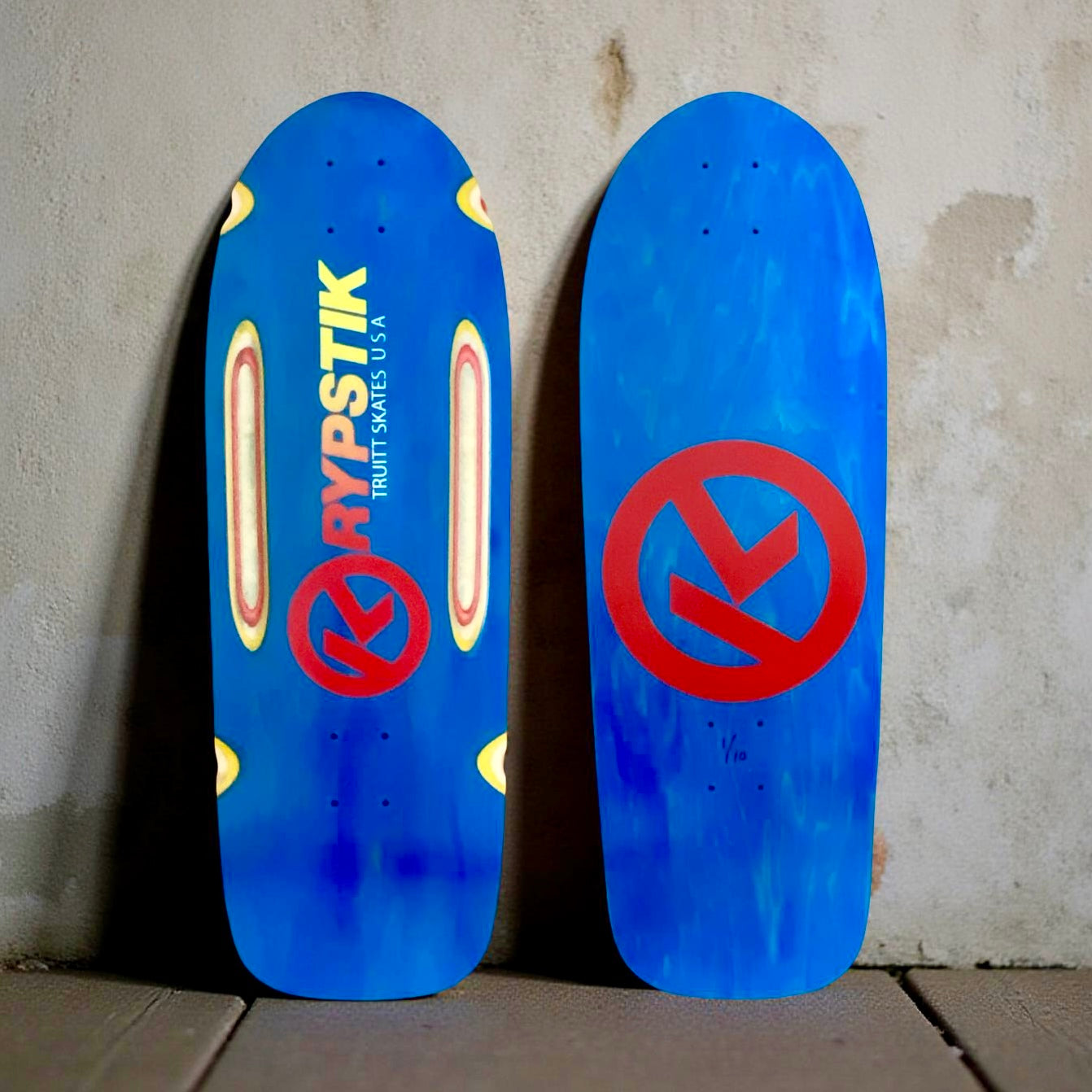 Krypstik Routed 10”x30” Limited Edition Deck HAND-PAINTED (1 of 10)