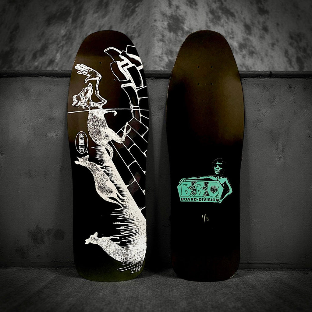 Jeff Phillips Kangaroo Limited Edition BBC Deck, HAND-PAINTED 10"x31" (1 of 5)