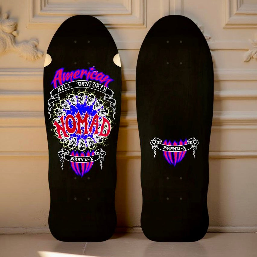 Bill Danforth Circle of Skulls 10”x30” Limited Edition, HAND-PAINTED Deck (1 of 10)
