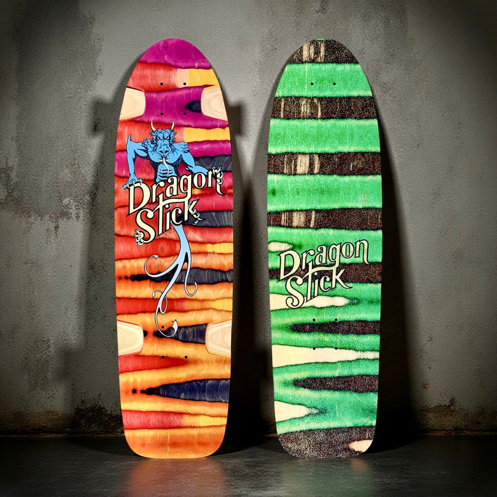 Dragon Stick ONE-OF-A-KIND & HAND-PAINTED CRUISER Deck 8.5”x31” (1 of 1)