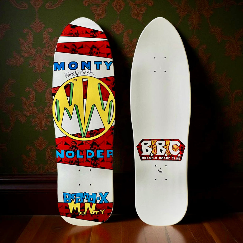 Monty Nolder BBC Limited Edition Deck 9.5"x32" HAND PAINTED (1 of 10) - AUTOGRAPHED