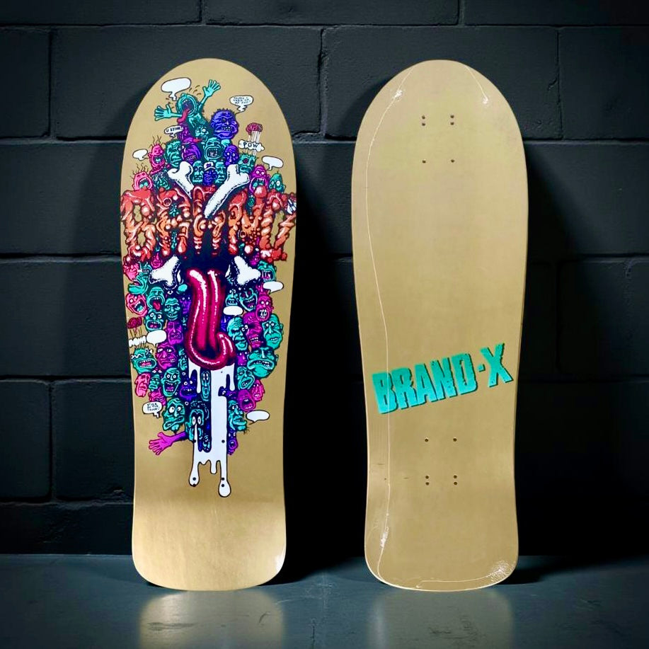 Riot Stick Limited Edition Deck 10"x30.25" HAND PAINTED (1 of 10)