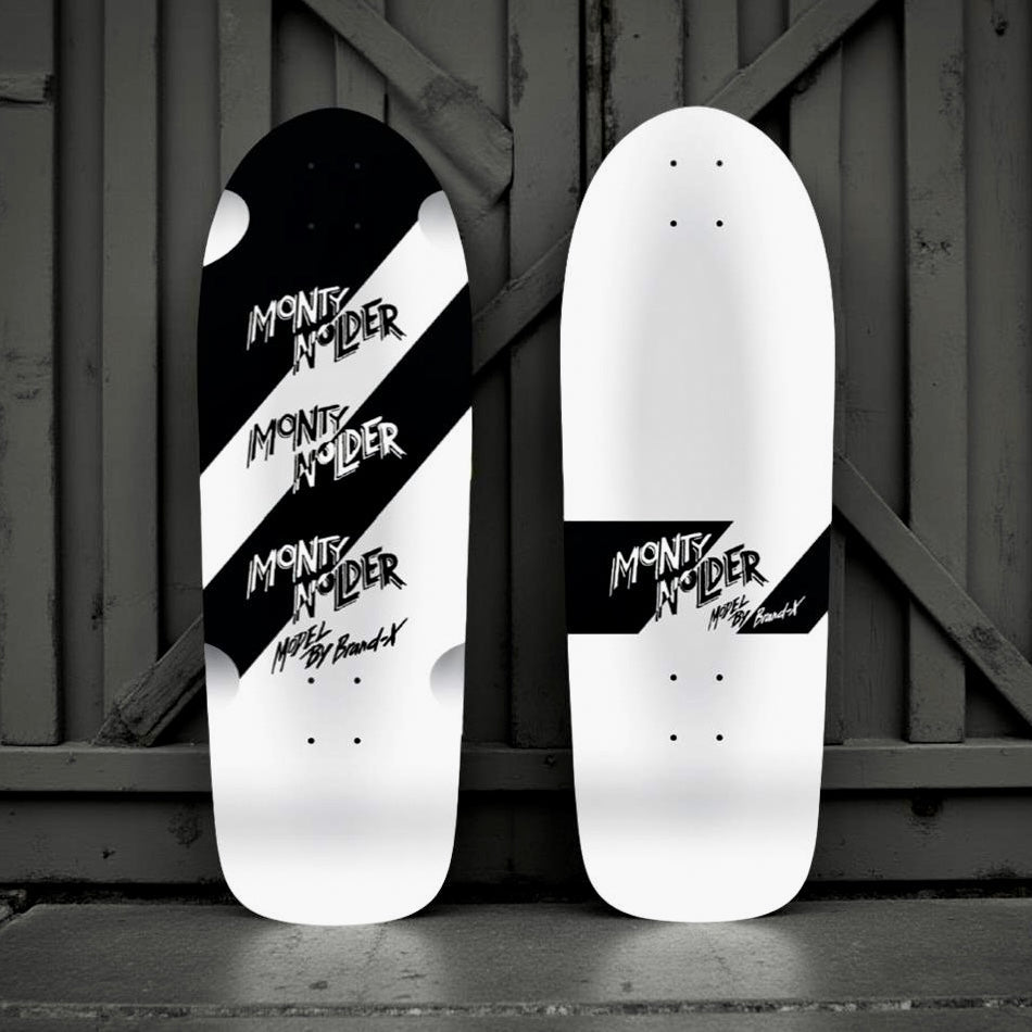 Monty Nolder STRIPES Limited Edition Deck 10”x30” HAND-PAINTED (1 of 4)