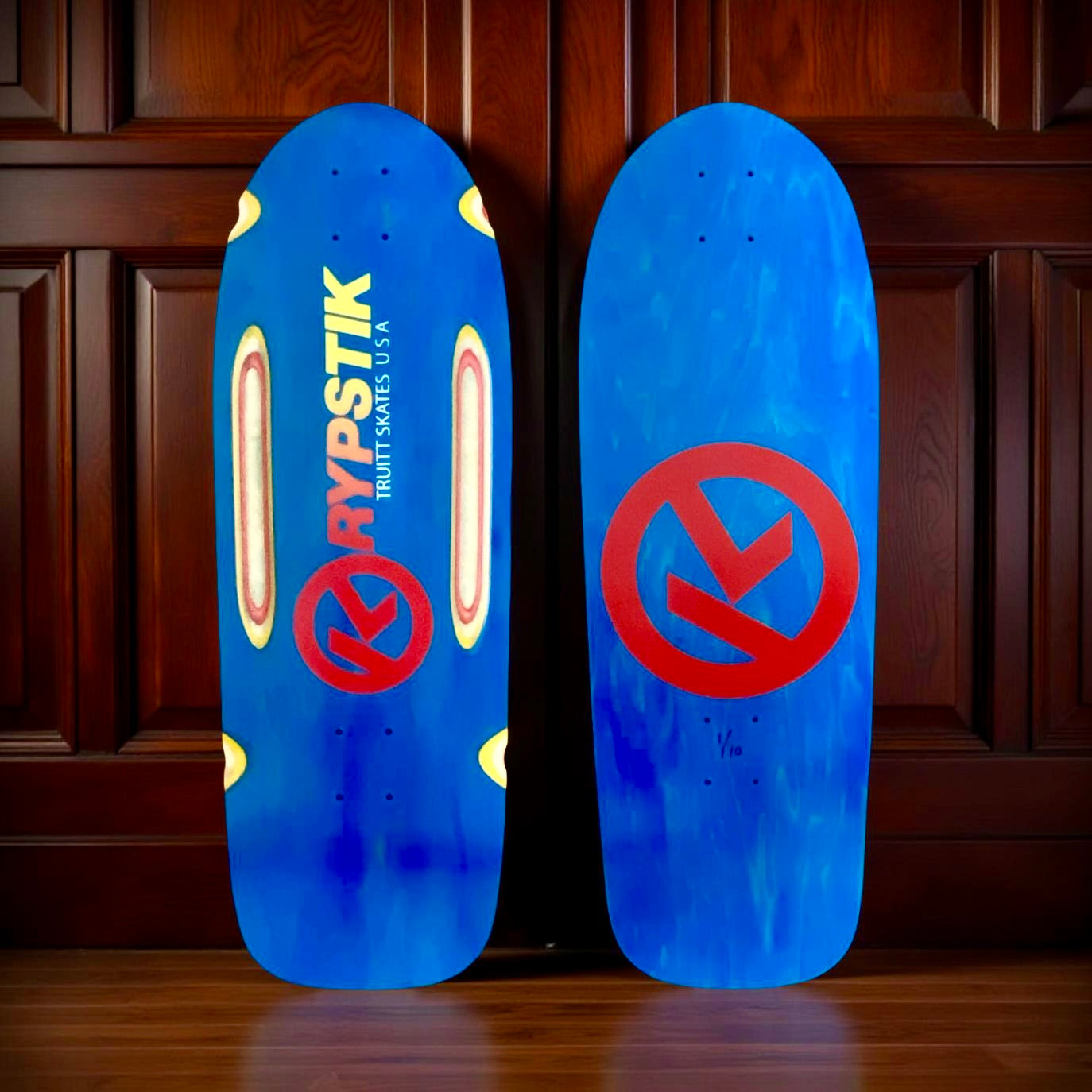 Krypstik Routed 10”x30” Limited Edition Deck HAND-PAINTED (1 of 10)