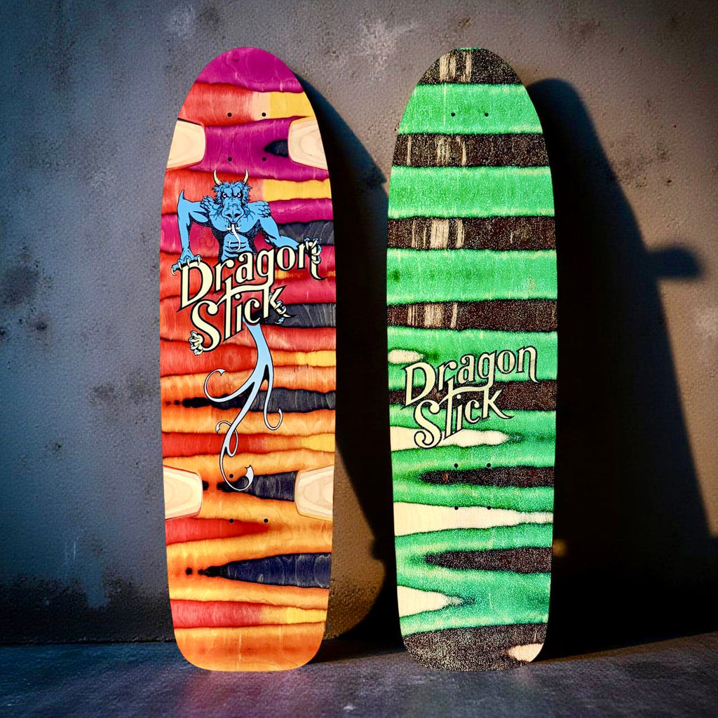 Dragon Stick ONE-OF-A-KIND & HAND-PAINTED CRUISER Deck 8.5”x31” (1 of 1)