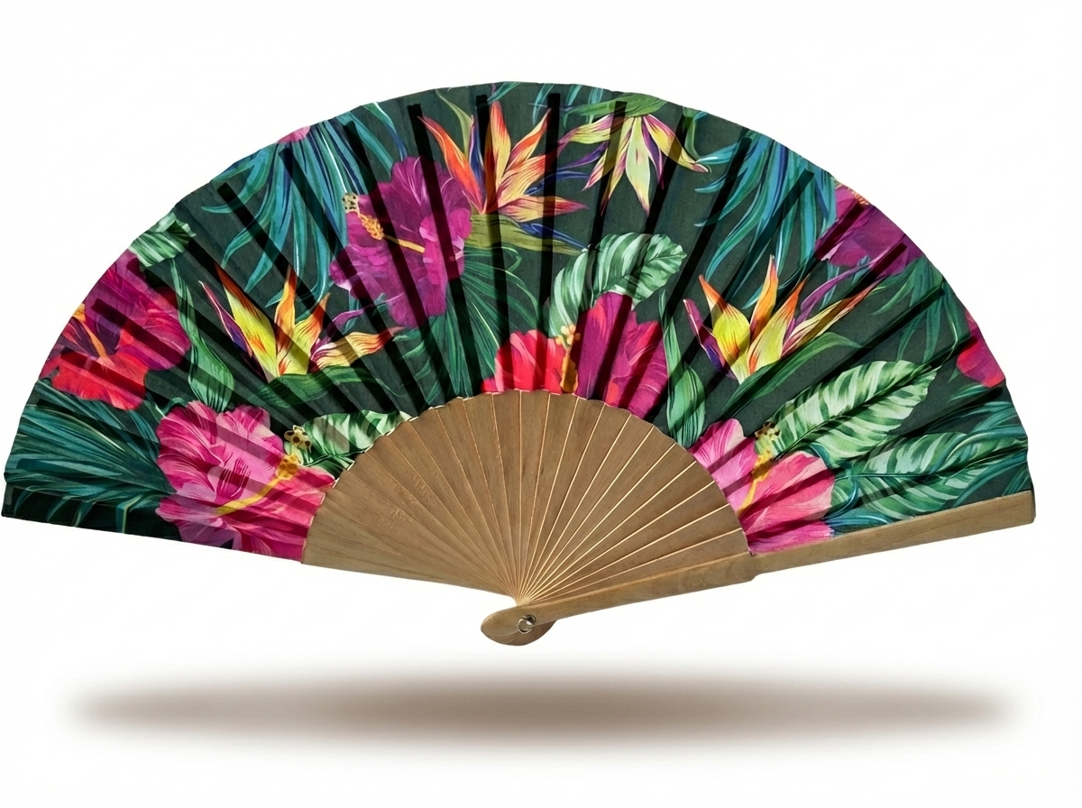 Floral Hand Fan