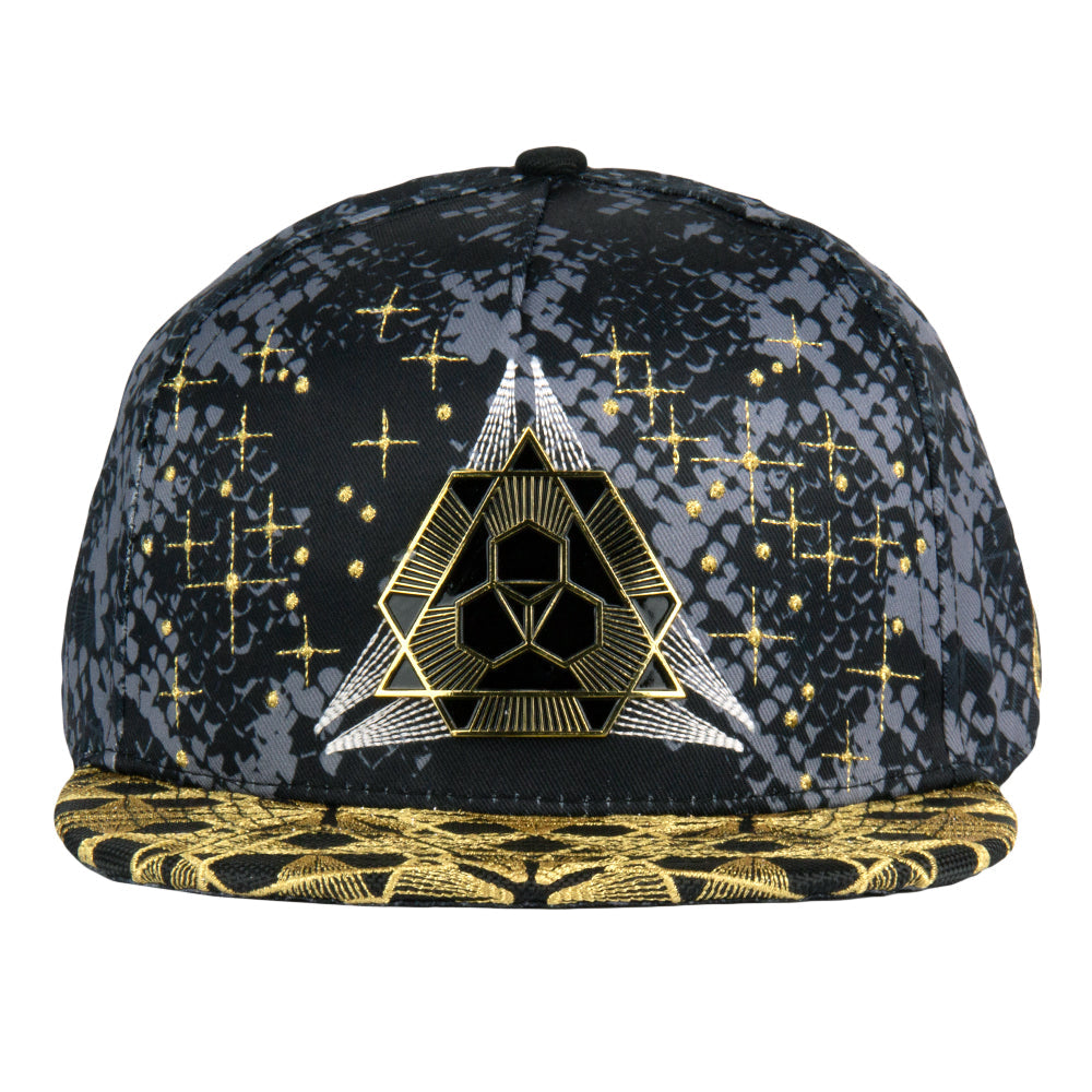Celestial Serpent V2 Black Snapback Hat